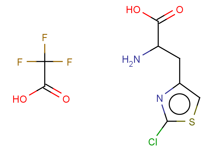 2-amino-3-(2-chloro-1,3-thiazol-4-yl)propanoic acid, trifluoroacetic acid