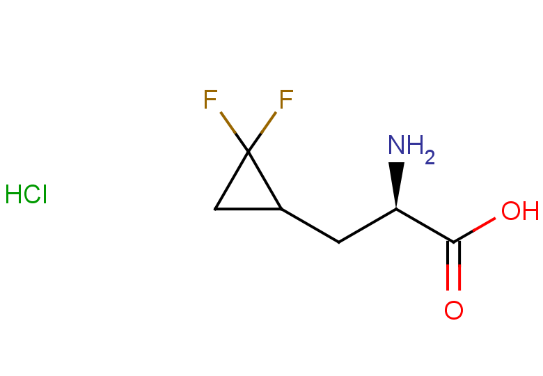 (2R)-2-amino-3-(2,2-difluorocyclopropyl)propanoic acid hydrochloride