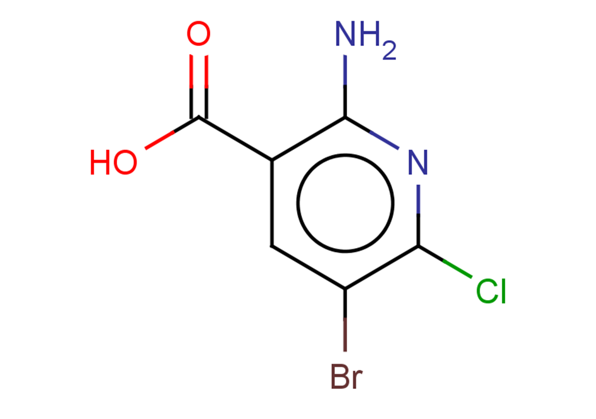 2-amino-5-bromo-6-chloropyridine-3-carboxylic acid