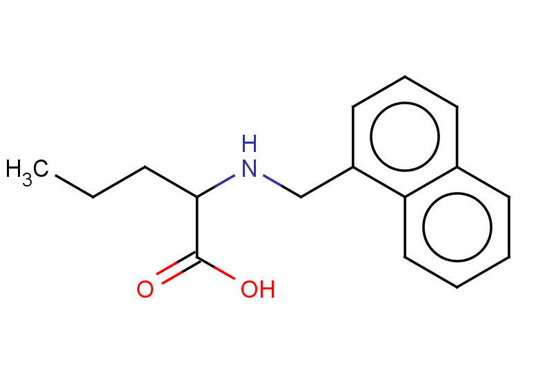 2-[(naphthalen-1-ylmethyl)amino]pentanoic acid