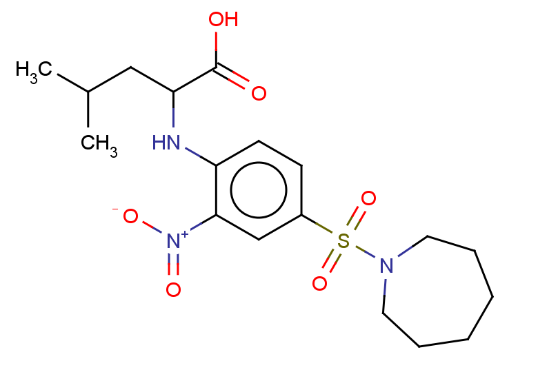 2-{[4-(azepane-1-sulfonyl)-2-nitrophenyl]amino}-4-methylpentanoic acid