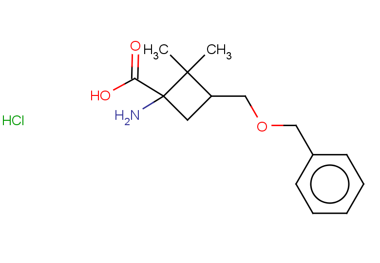 1-amino-3-[(benzyloxy)methyl]-2,2-dimethylcyclobutane-1-carboxylic acid hydrochloride, Mixture of diastereomers