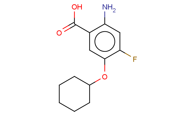 2-amino-5-(cyclohexyloxy)-4-fluorobenzoic acid