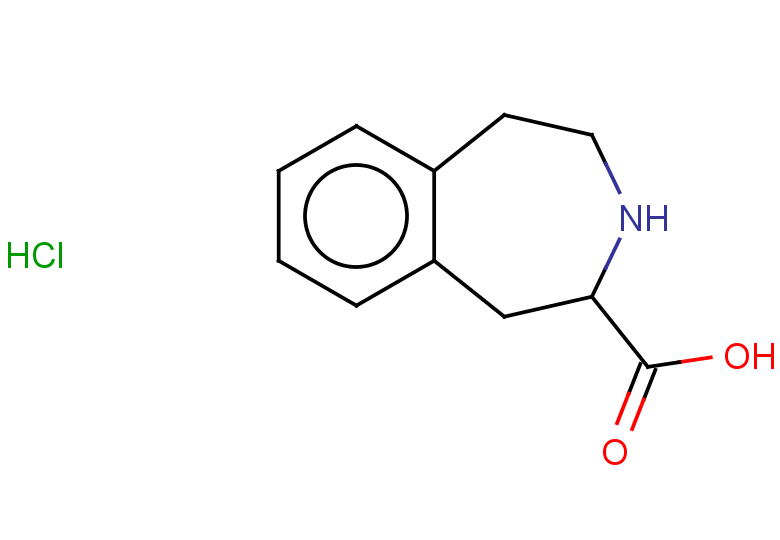 2,3,4,5-tetrahydro-1H-3-benzazepine-2-carboxylic acid hydrochloride