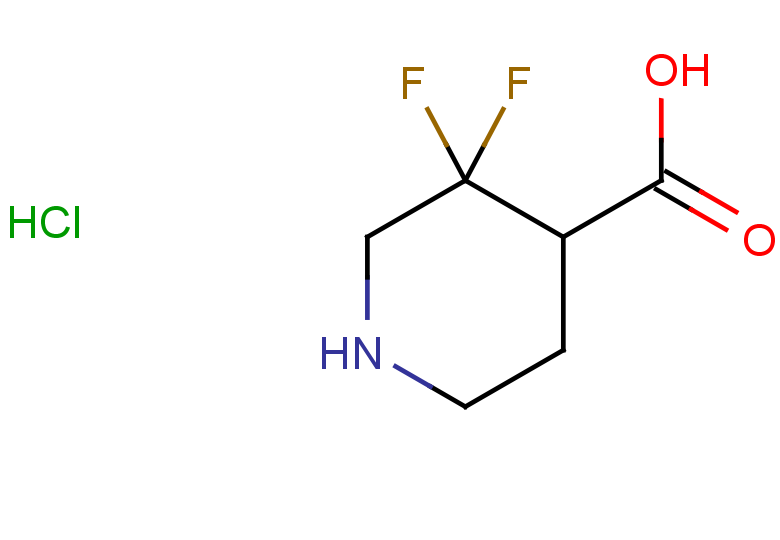 3,3-difluoropiperidine-4-carboxylic acid hydrochloride