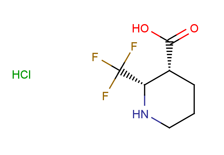 rac-(2R,3S)-2-(trifluoromethyl)piperidine-3-carboxylic acid hydrochloride, cis