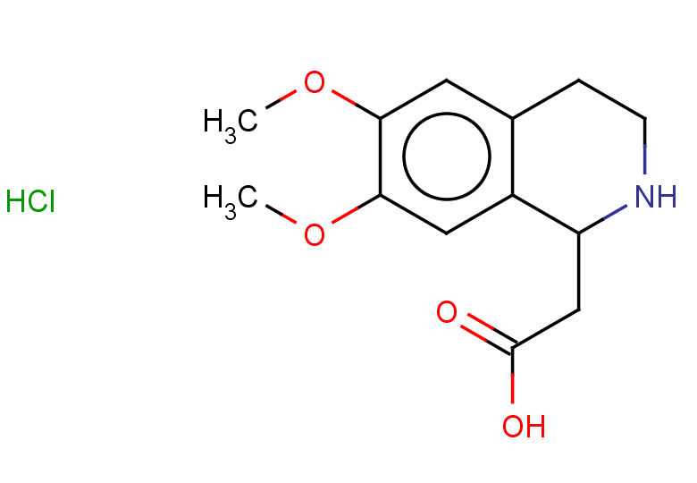 2-(6,7-dimethoxy-1,2,3,4-tetrahydroisoquinolin-1-yl)acetic acid hydrochloride