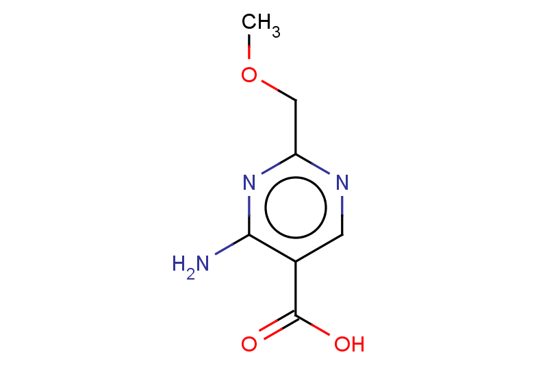 4-amino-2-(methoxymethyl)pyrimidine-5-carboxylic acid