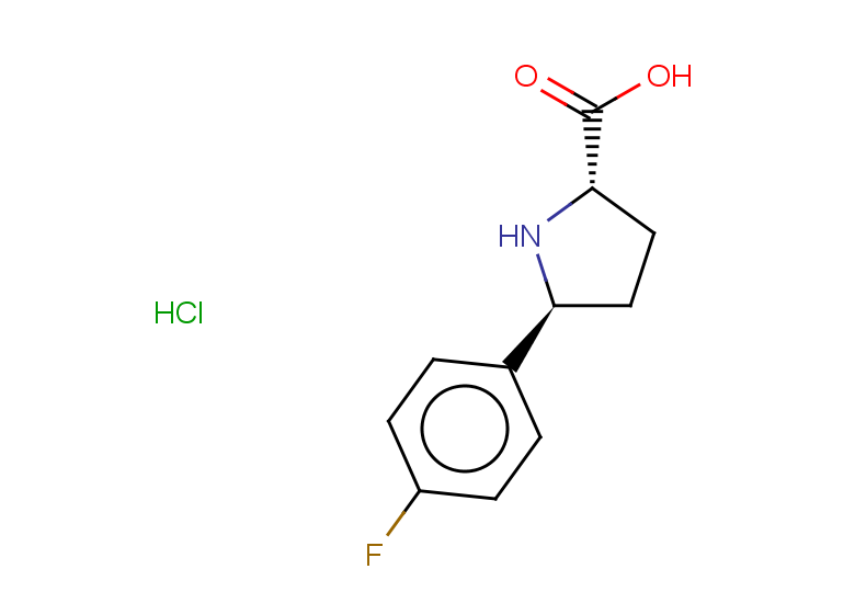 rac-(2R,5R)-5-(4-fluorophenyl)pyrrolidine-2-carboxylic acid hydrochloride, trans