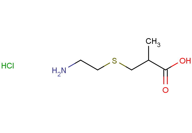 3-[(2-aminoethyl)sulfanyl]-2-methylpropanoic acid hydrochloride