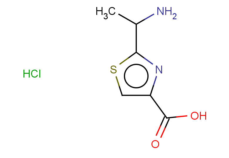2-(1-aminoethyl)-1,3-thiazole-4-carboxylic acid hydrochloride