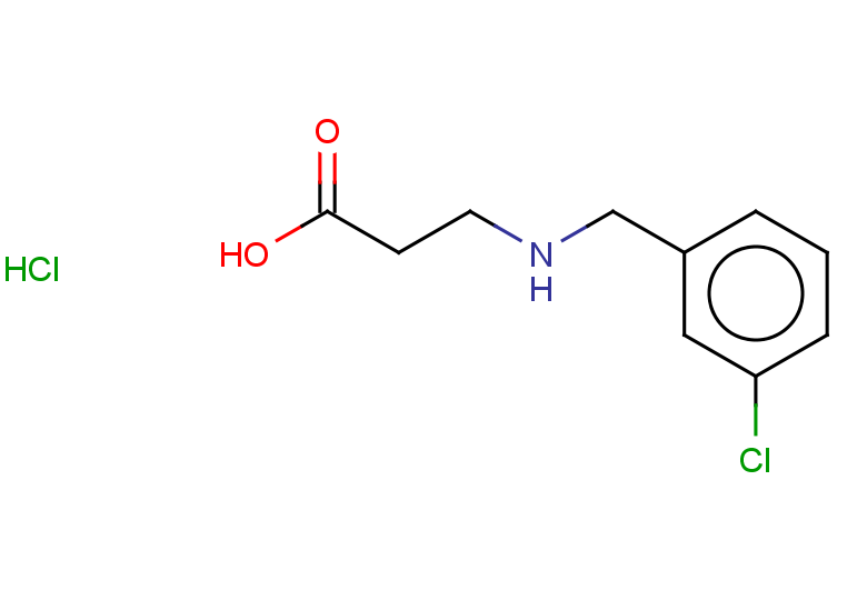 3-{[(3-chlorophenyl)methyl]amino}propanoic acid hydrochloride