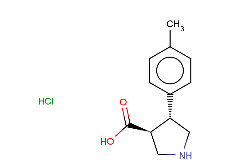 rac-(3R,4S)-4-(4-methylphenyl)pyrrolidine-3-carboxylic acid hydrochloride, trans