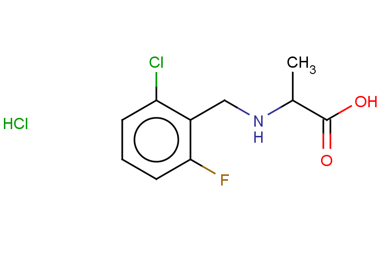 2-{[(2-chloro-6-fluorophenyl)methyl]amino}propanoic acid hydrochloride