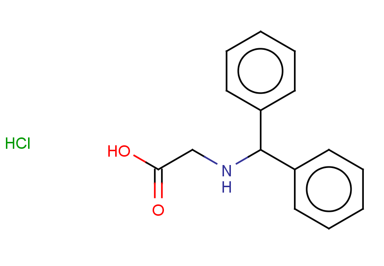 2-[(diphenylmethyl)amino]acetic acid hydrochloride