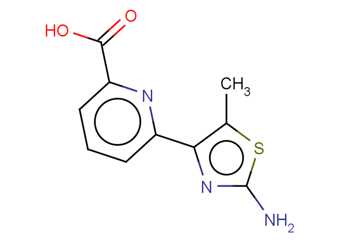 6-(2-amino-5-methyl-1,3-thiazol-4-yl)pyridine-2-carboxylic acid