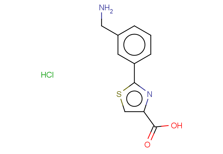 2-[3-(aminomethyl)phenyl]-1,3-thiazole-4-carboxylic acid hydrochloride