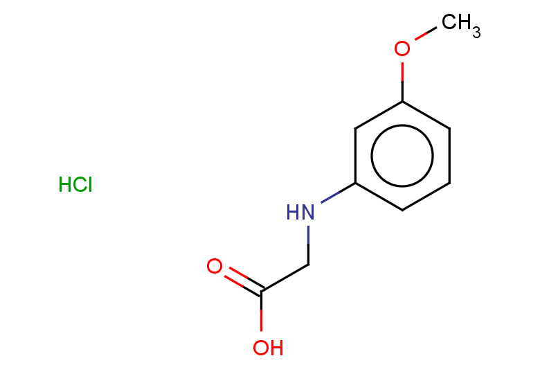2-[(3-methoxyphenyl)amino]acetic acid hydrochloride