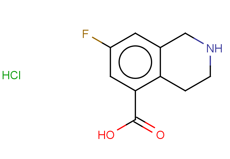 7-fluoro-1,2,3,4-tetrahydroisoquinoline-5-carboxylic acid hydrochloride