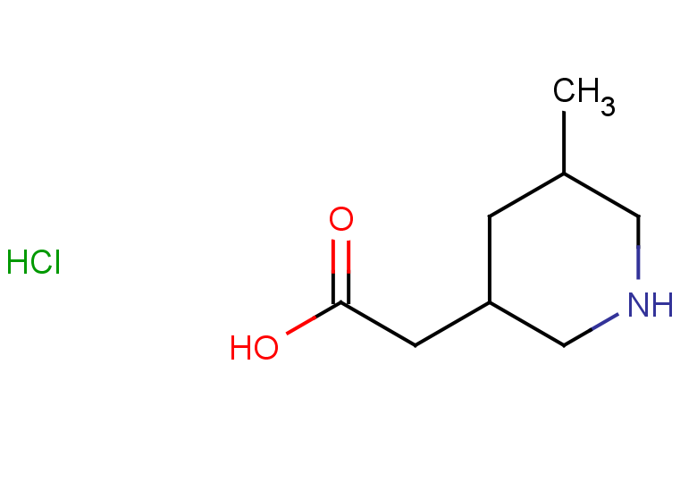 2-(5-methylpiperidin-3-yl)acetic acid hydrochloride