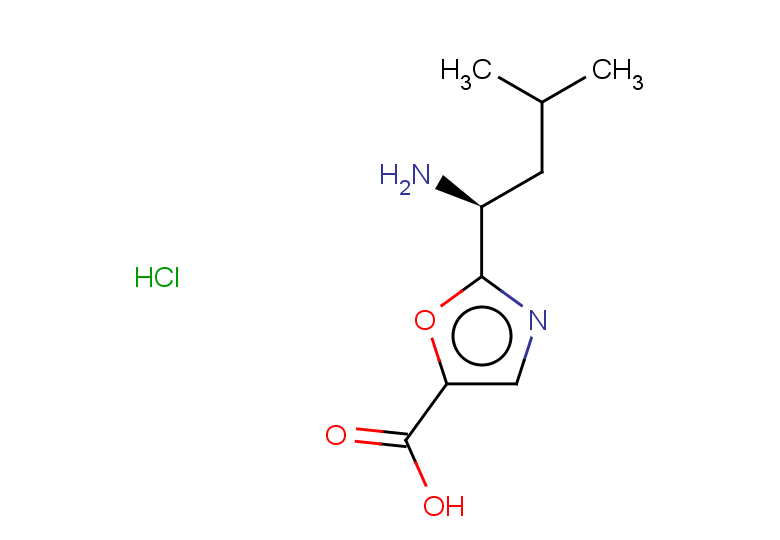 2-[(1S)-1-amino-3-methylbutyl]-1,3-oxazole-5-carboxylic acid hydrochloride