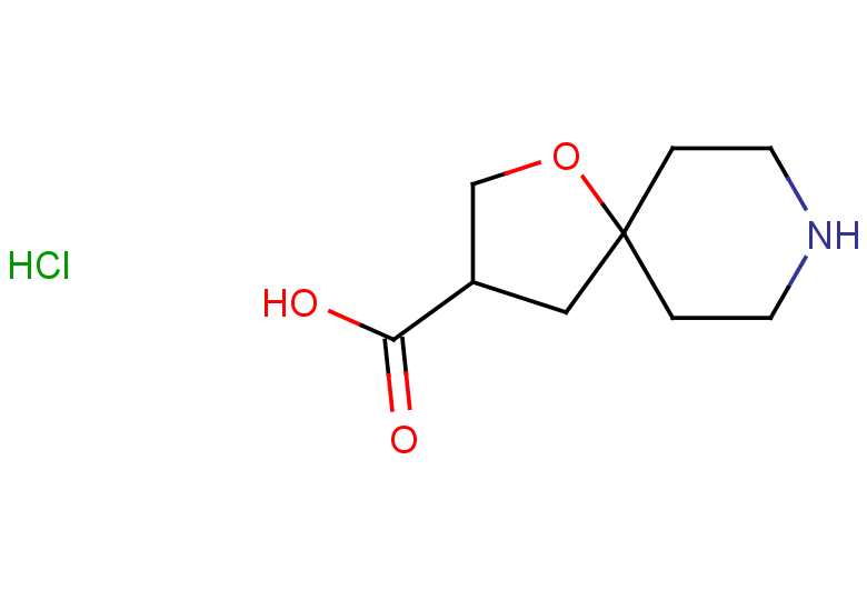 1-oxa-8-azaspiro[4.5]decane-3-carboxylic acid hydrochloride