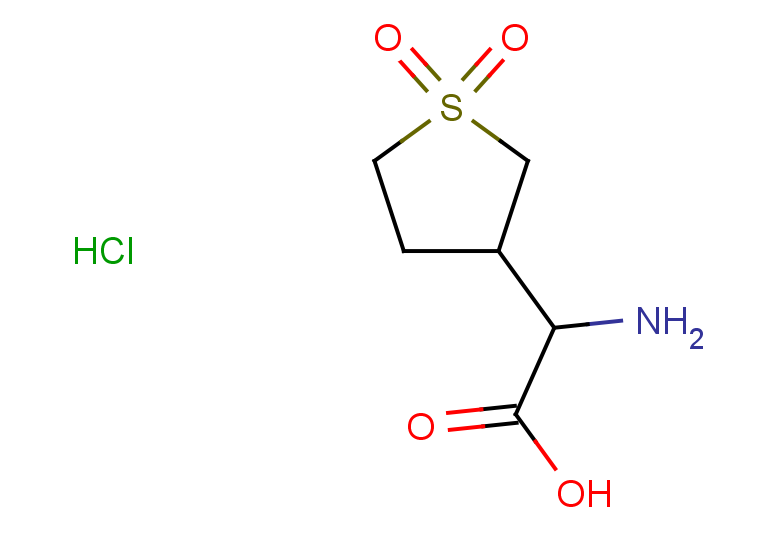 2-amino-2-(1,1-dioxo-1lambda6-thiolan-3-yl)acetic acid hydrochloride