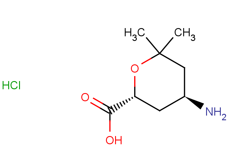 rac-(2R,4S)-4-amino-6,6-dimethyloxane-2-carboxylic acid hydrochloride, trans