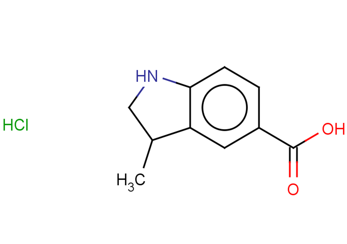 3-methyl-2,3-dihydro-1H-indole-5-carboxylic acid hydrochloride