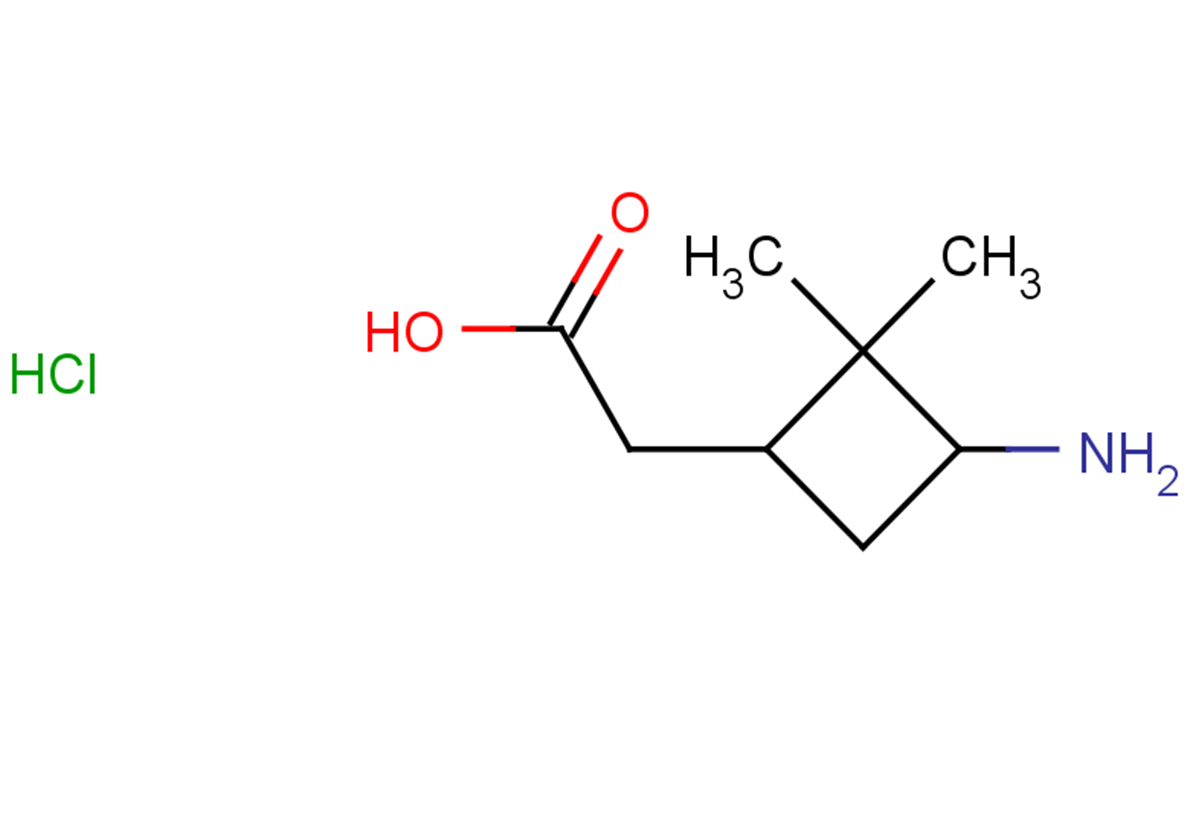 2-(3-amino-2,2-dimethylcyclobutyl)acetic acid hydrochloride, Mixture of diastereomers