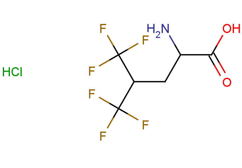 2-amino-5,5,5-trifluoro-4-(trifluoromethyl)pentanoic acid hydrochloride