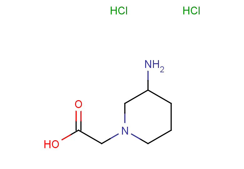 2-(3-aminopiperidin-1-yl)acetic acid dihydrochloride