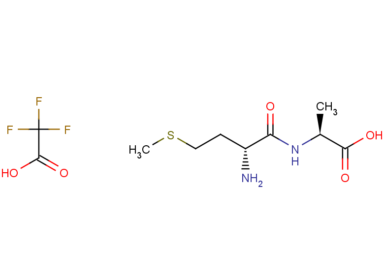 (2S)-2-[(2R)-2-amino-4-(methylsulfanyl)butanamido]propanoic acid, trifluoroacetic acid