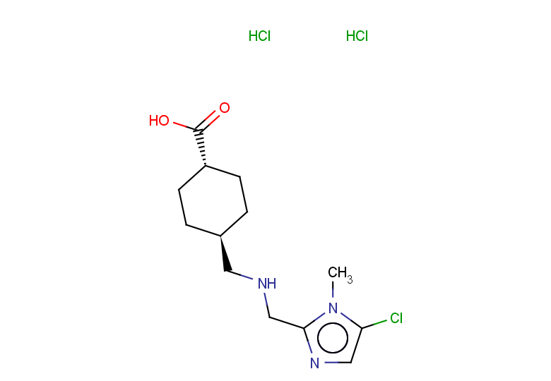 (1r,4r)-4-({[(5-chloro-1-methyl-1H-imidazol-2-yl)methyl]amino}methyl)cyclohexane-1-carboxylic acid dihydrochloride, trans