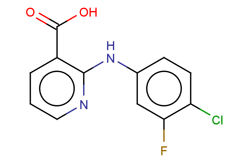 2-[(4-chloro-3-fluorophenyl)amino]pyridine-3-carboxylic acid