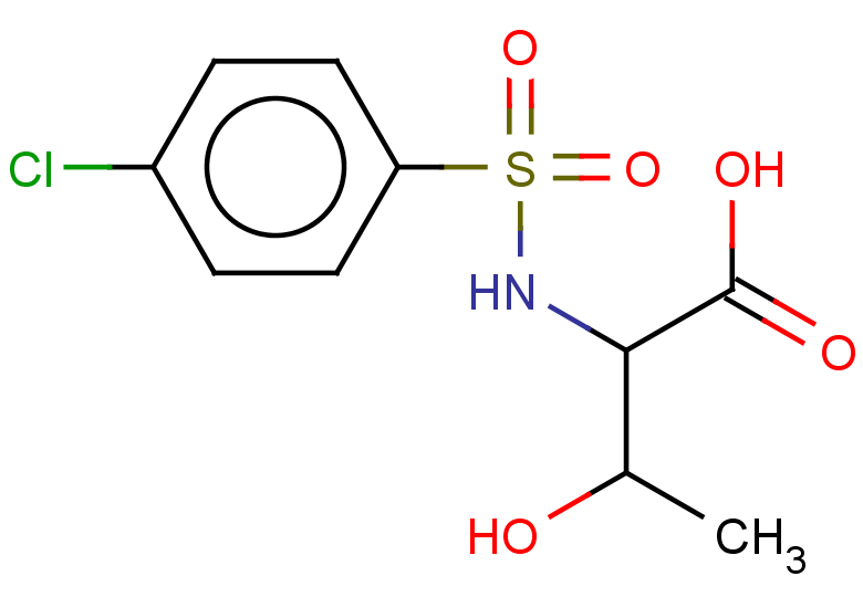 2-(4-chlorobenzenesulfonamido)-3-hydroxybutanoic acid