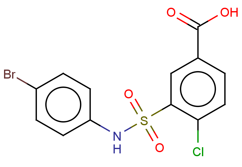 3-[(4-bromophenyl)sulfamoyl]-4-chlorobenzoic acid
