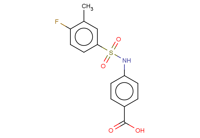 4-(4-fluoro-3-methylbenzenesulfonamido)benzoic acid