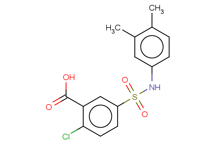 2-chloro-5-[(3,4-dimethylphenyl)sulfamoyl]benzoic acid