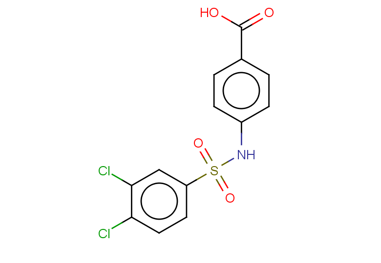 4-(3,4-dichlorobenzenesulfonamido)benzoic acid