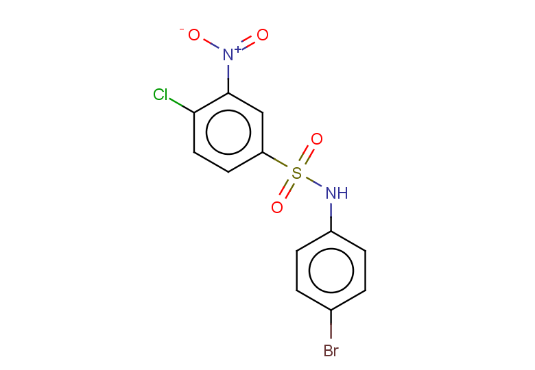 N-(4-bromophenyl)-4-chloro-3-nitrobenzene-1-sulfonamide