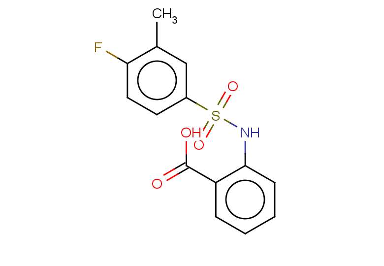 2-(4-fluoro-3-methylbenzenesulfonamido)benzoic acid