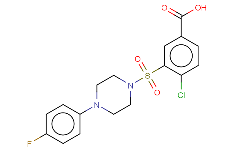 4-chloro-3-{[4-(4-fluorophenyl)piperazin-1-yl]sulfonyl}benzoic acid