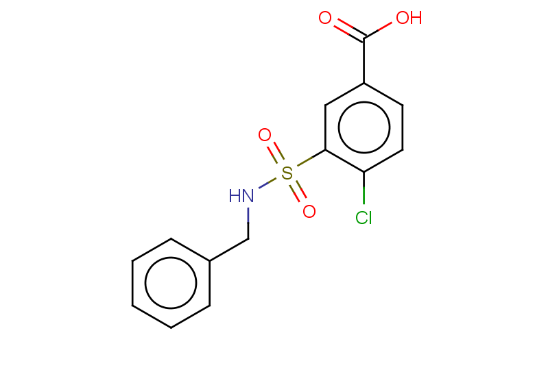 3-(benzylsulfamoyl)-4-chlorobenzoic acid
