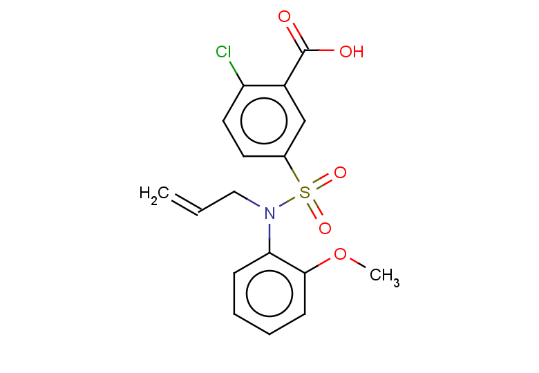 2-chloro-5-[(2-methoxyphenyl)(prop-2-en-1-yl)sulfamoyl]benzoic acid