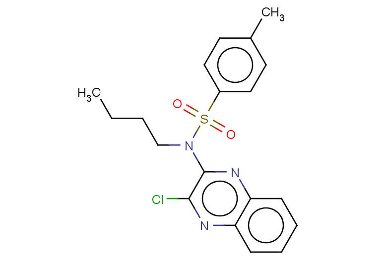 N-butyl-N-(3-chloroquinoxalin-2-yl)-4-methylbenzene-1-sulfonamide