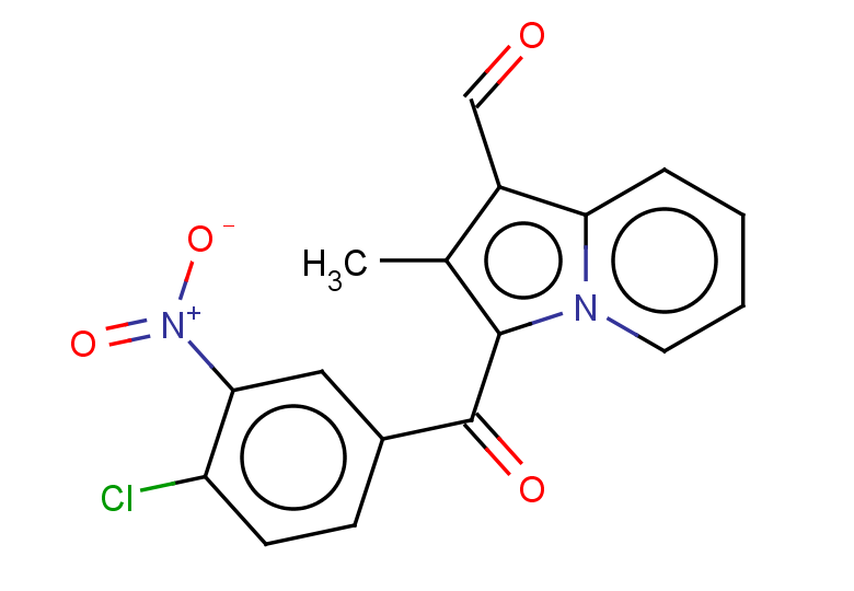 3-(4-chloro-3-nitrobenzoyl)-2-methylindolizine-1-carbaldehyde