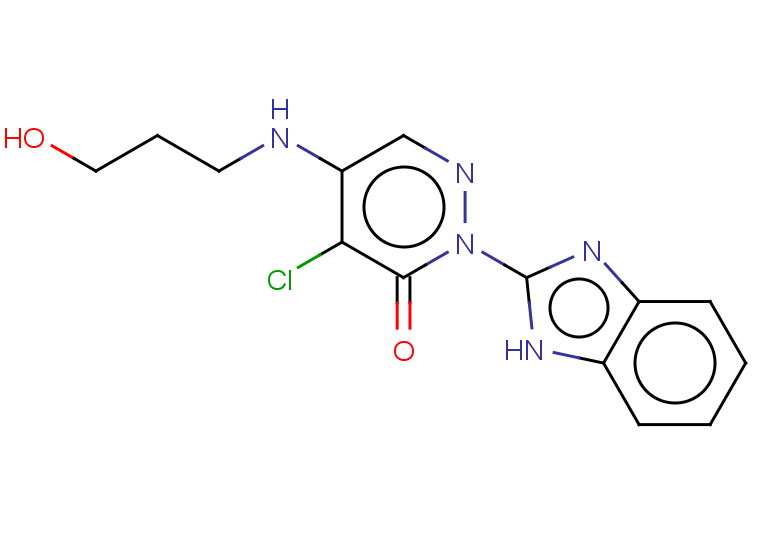 2-(1H-1,3-benzodiazol-2-yl)-4-chloro-5-[(3-hydroxypropyl)amino]-2,3-dihydropyridazin-3-one