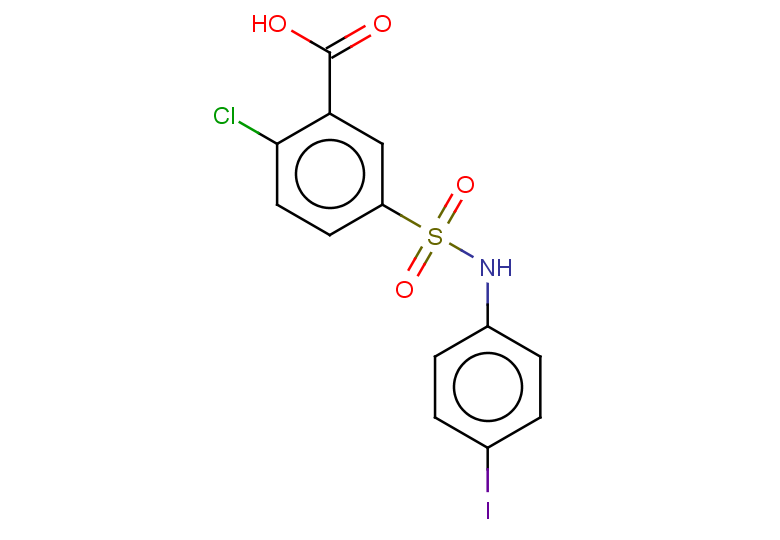 2-chloro-5-[(4-iodophenyl)sulfamoyl]benzoic acid