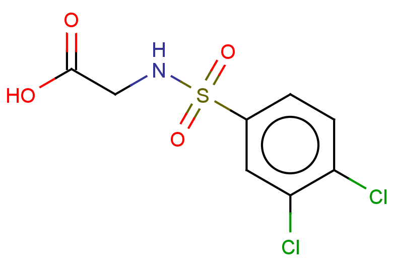 2-(3,4-dichlorobenzenesulfonamido)acetic acid